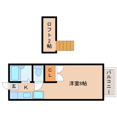 清水駅 バス25分  三保ふれあい広場下車：停歩2分 2階の物件間取画像